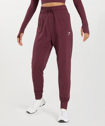Gymshark Vital Seamless 2.0 Mjukisbyxor Dam Vinröda | SE 2194FDN